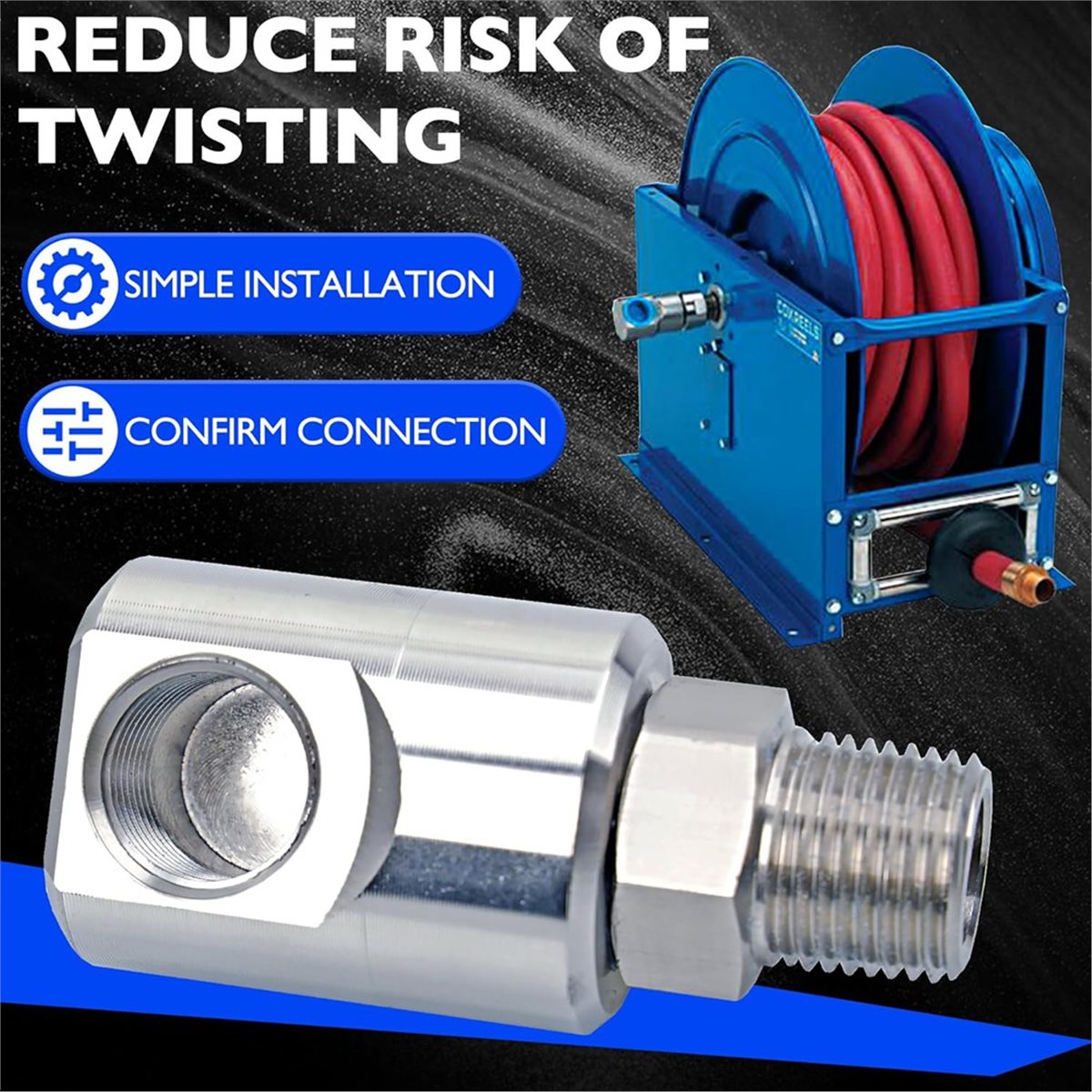 A45I 1/2 Inch MXF Hose Reel Sw - Reel Grease 评论和价格